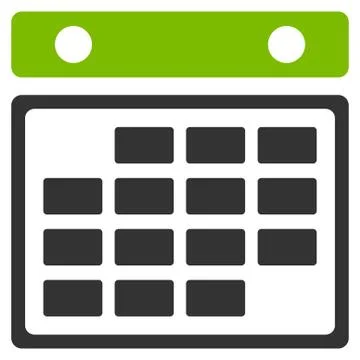 Month Organizer Icon Ilustração Stock