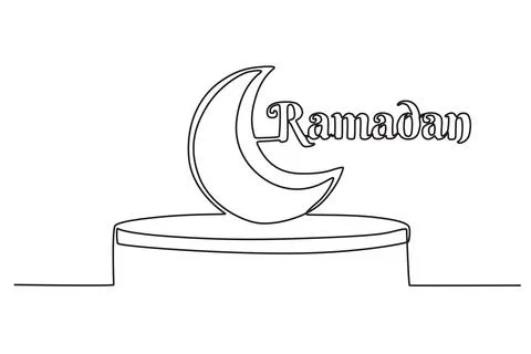 A month of Ramadan Illustrazione stock