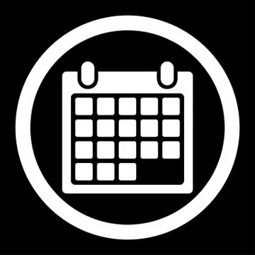 Month Rounded Vector Icon Stock Illustration