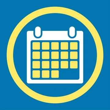Month Rounded Vector Icon Stock Illustration