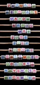 Month of the year Stock Photos