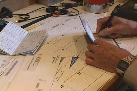 Monthly Bills Stock Footage 374091