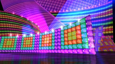 Monthly Discount DJ disco stage HD special time extend Stock Footage