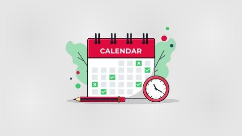Monthly Planning Concept Animation Video - Transparent Stock Footage 274568729