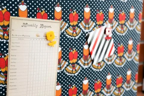 Monthly report Foto stock