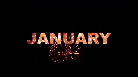 Months fireworks 01 Stock Footage 75663941