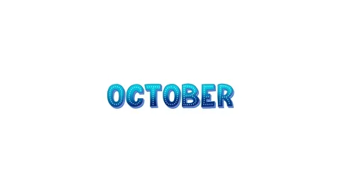 Months September to December Motion Graphic, Transparent Background (2) Stock Footage 314913430