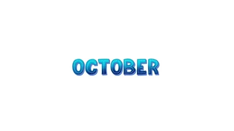 Months September to December Motion Graphic, Transparent Background (2) Stock Footage 314913436