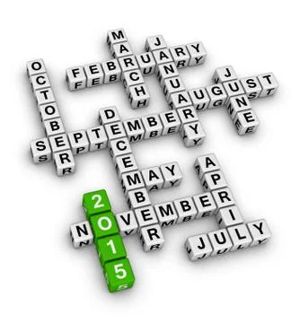 Months of the year Stock Illustration