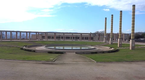 Montjuïc olympic park  Stock Footage 35623959