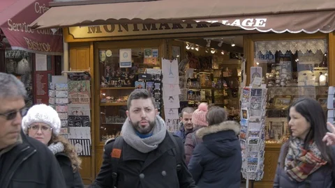 Montmartre 스톡 동영상 87344628