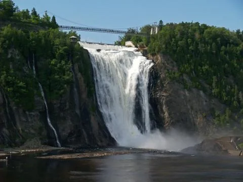The Montmorancy Falls 스톡 사진