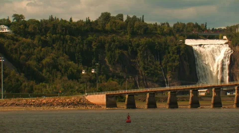 MONTMORENCY FALLS Stock Footage 280241