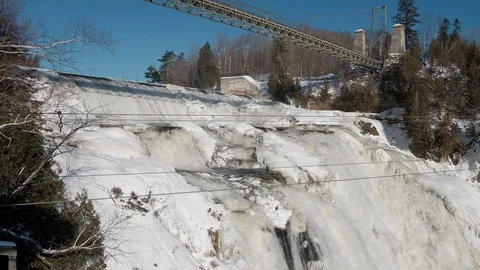 Montmorency falls Stock Footage 102536058