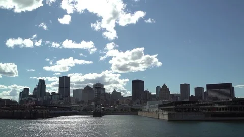 Montreal Cityscape Stock Footage 77164922