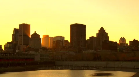 Montreal down town Video stock 631672