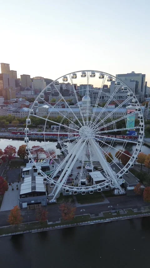 Montreal ferris wheel Stock Footage 309558257