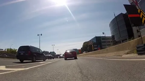 Montreal freeway driving POV Vidéo 11774792