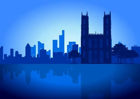 Montreal Stock Illustration