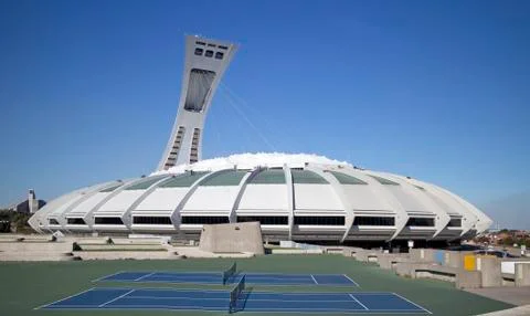 Montreal Olympic Stadium 스톡 사진
