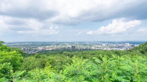 Montreal Québec Skyline Timelapse Stock Footage 283190105