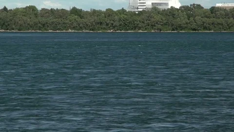 Montreal From the River Stock Footage 77164928