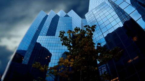 Montreal Skyscraper Stock Footage 96453713