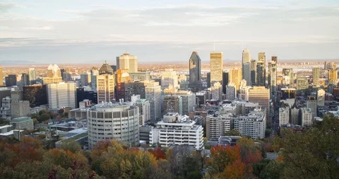 Montreal Time lapse 스톡 동영상 120590057