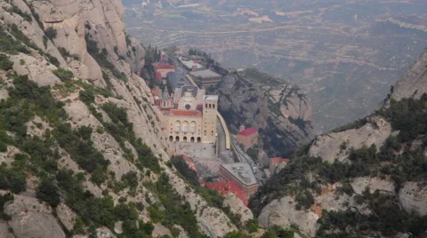 MontSerrat convent Video stock 50348241