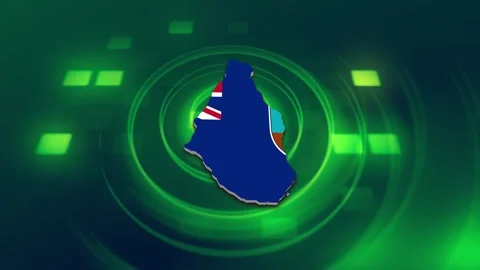 Montserrat Map and Flag Background 스톡 동영상 344278908