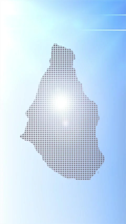 Montserrat Map Opener Video stock 277010659