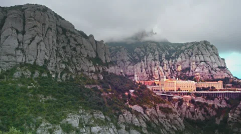 Montserrat Monastery Vídeo Stock 32182188