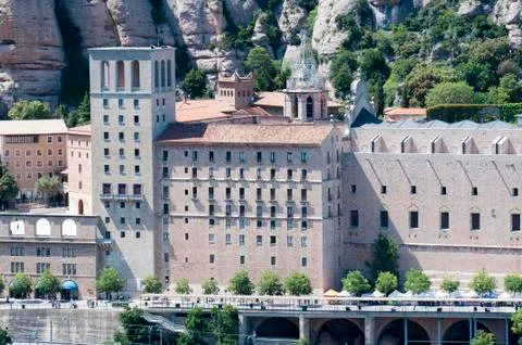 Montserrat monastery 写真素材