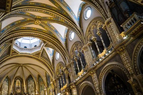 Montserrat monastery Stock Photos