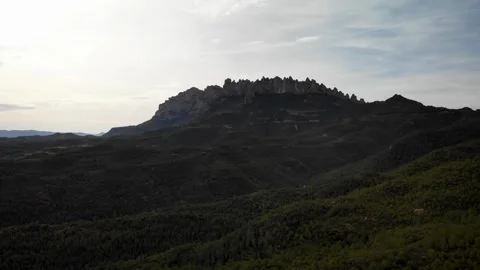 Montserrat mountain 4K drone view 库存影片 277018599