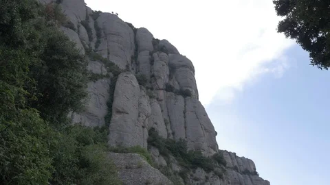 Montserrat mountain peak 03 Stock Footage 106991774