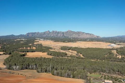 Montserrat Mountain. Stock Photos
