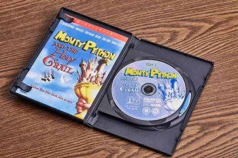 Monty Python and The Holy Grail DVD Stockfoto's