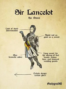  Monty Python and the Holy Grail (1975) - filmstill Monty Python and the H... 스톡 사진