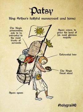  Monty Python and the Holy Grail (1975) - filmstill Monty Python and the H... 스톡 사진