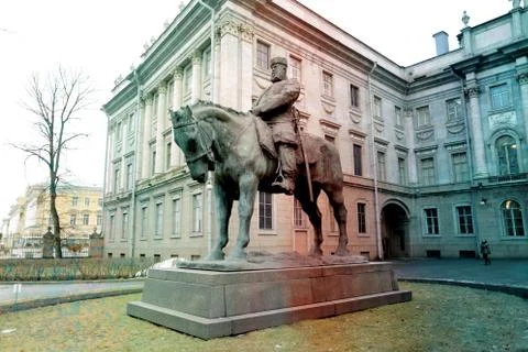 Monument to Alexander 3 Stock Photos