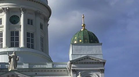 Monument to Alexander II in Helsinki. Stock Footage 64974705