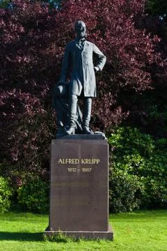 Monument of Alfred Krupp Stock Photos