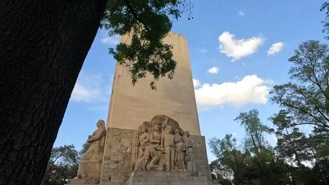Monument to Alvaro Obregon Stock Footage 202689073