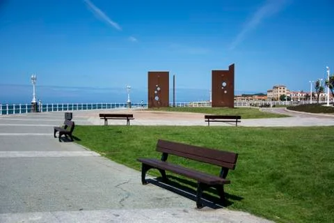 Monument and grass Foto stock