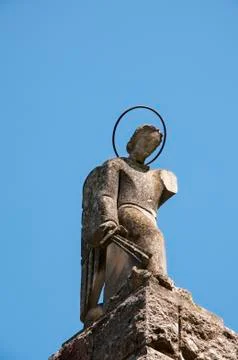 Monument of an angel Stock Photos
