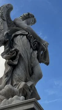 The monument of angel Stock Photos