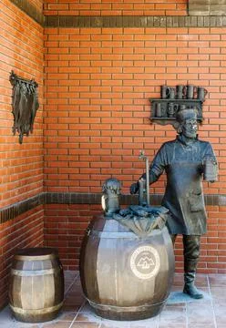 Monument to the brewer Stock Photos