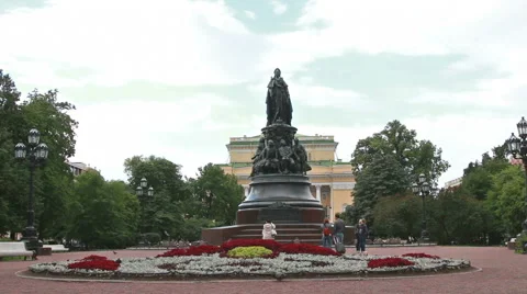 Monument to Catherine the Great 動画素材 54176111