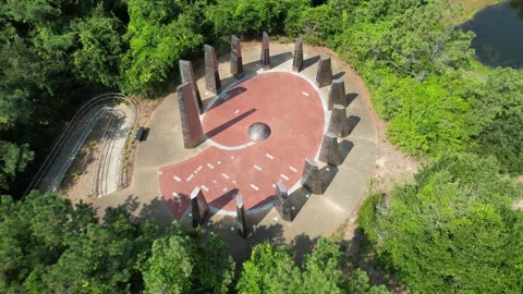 Monument to a Century of Flight Orbit 動画素材 245652500